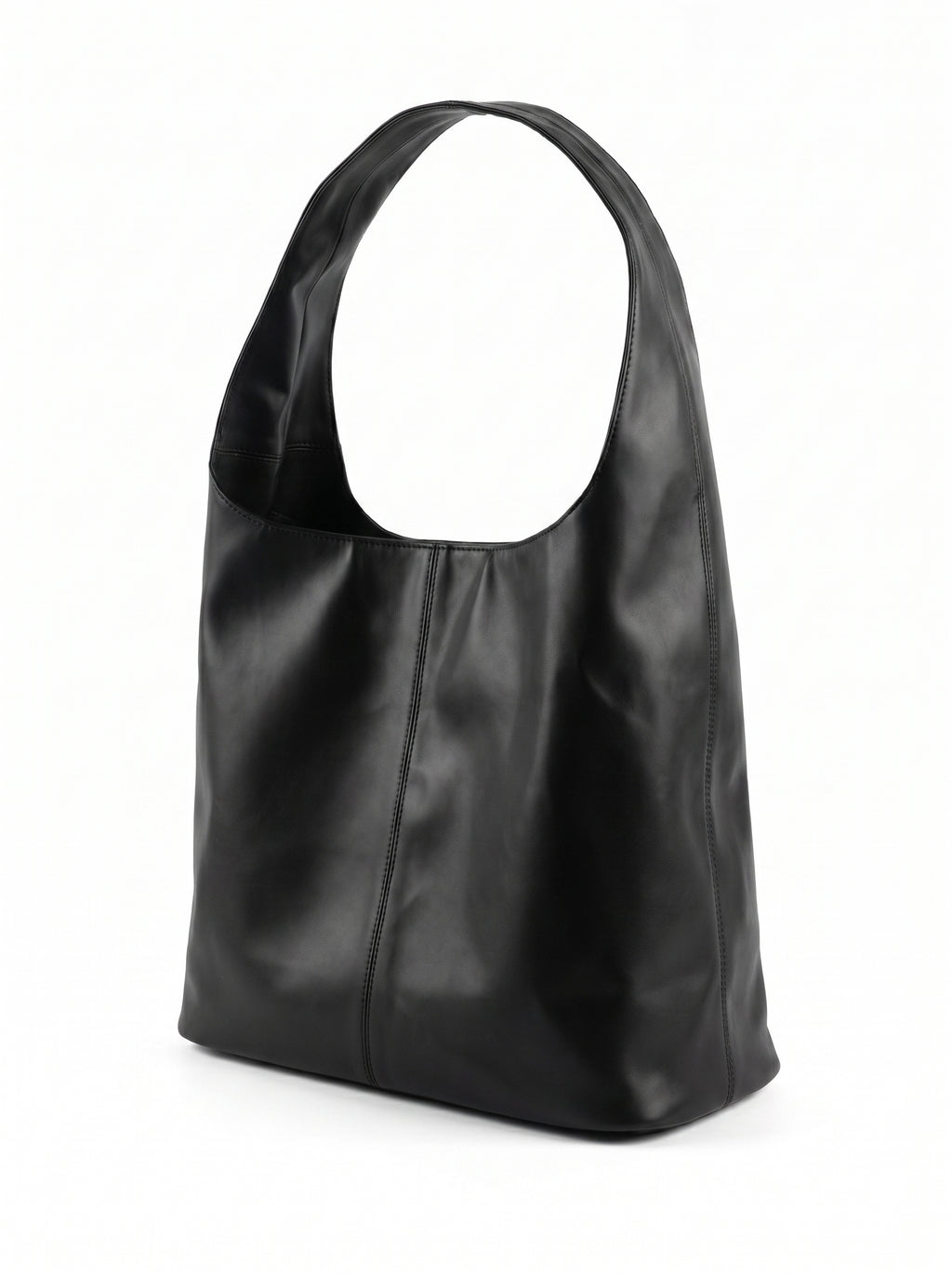 BOLSO HOBO CON COSTURAS