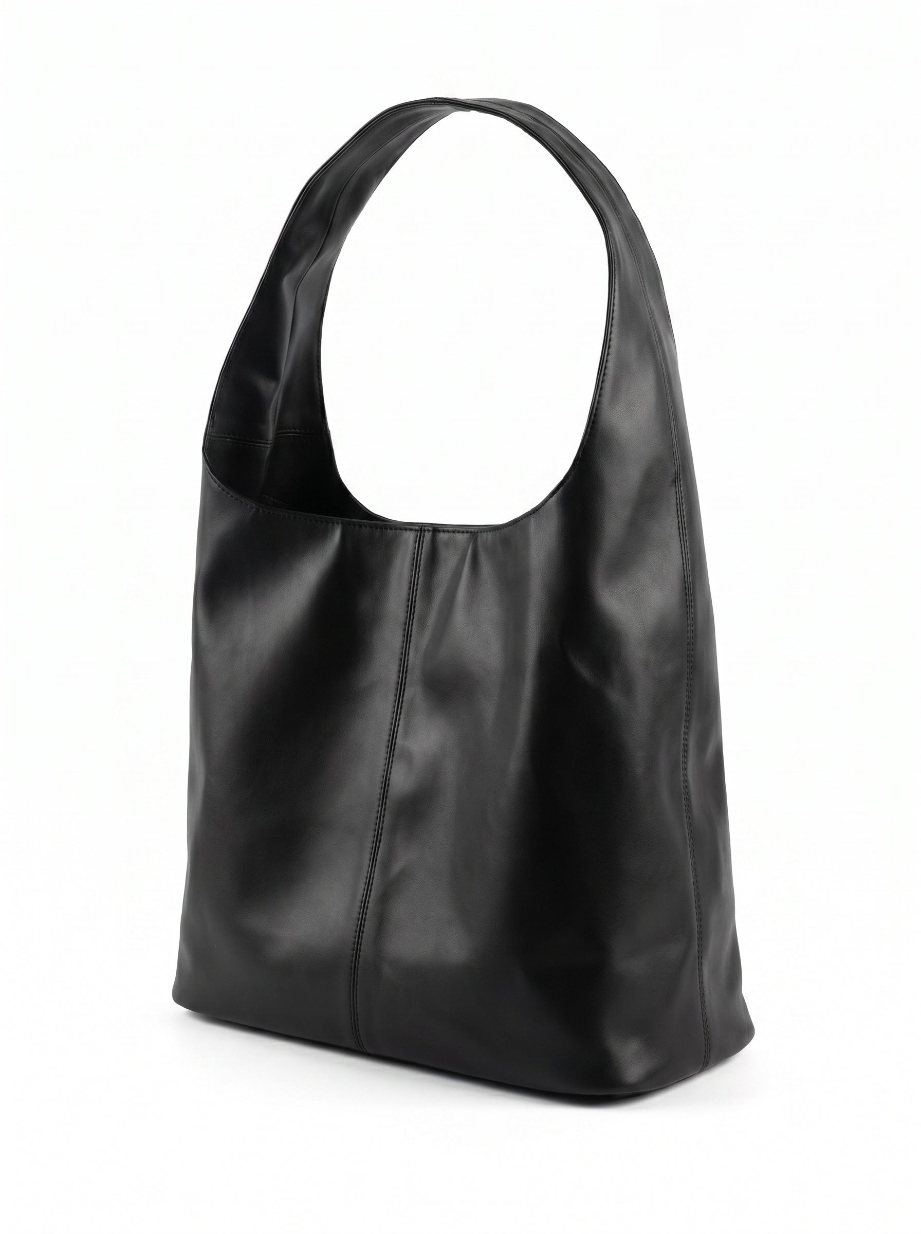 BOLSO HOBO CON COSTURAS