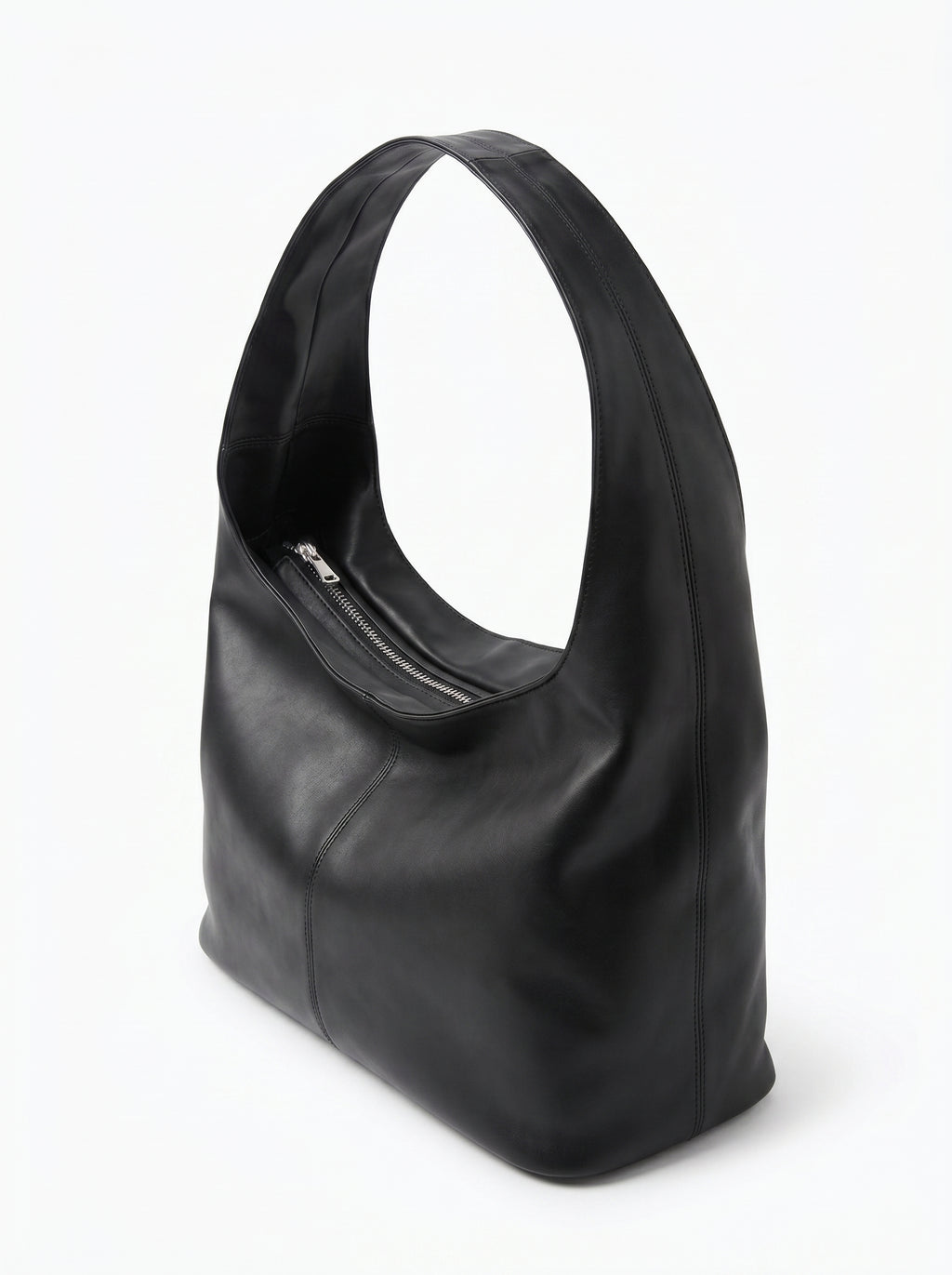 BOLSO HOBO CON COSTURAS