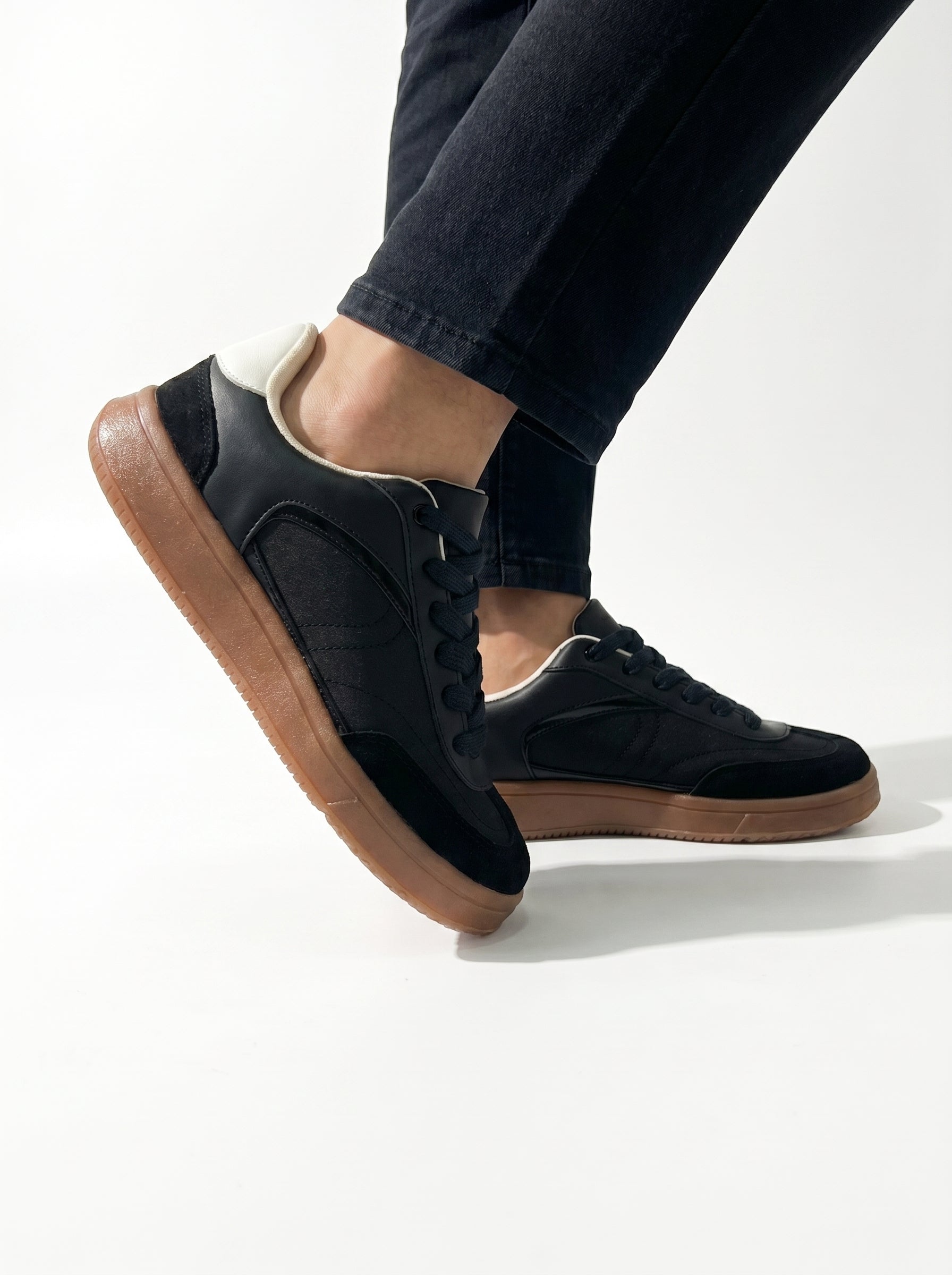 SNEAKERS MIXED NEGROS
