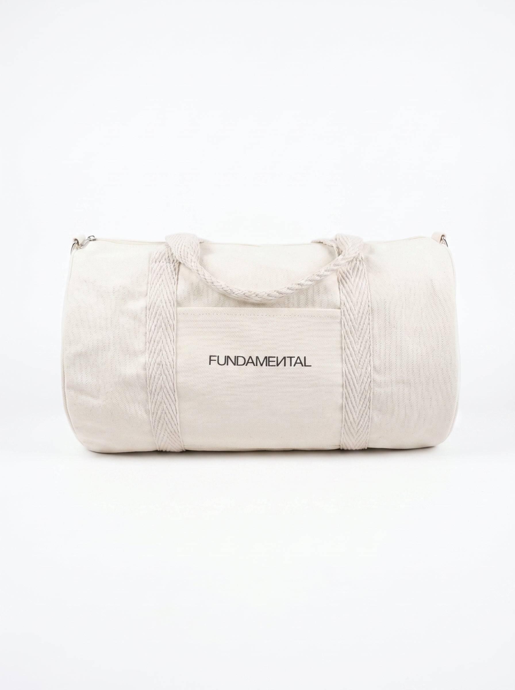 GYM BAG EN DENIM CRUDO